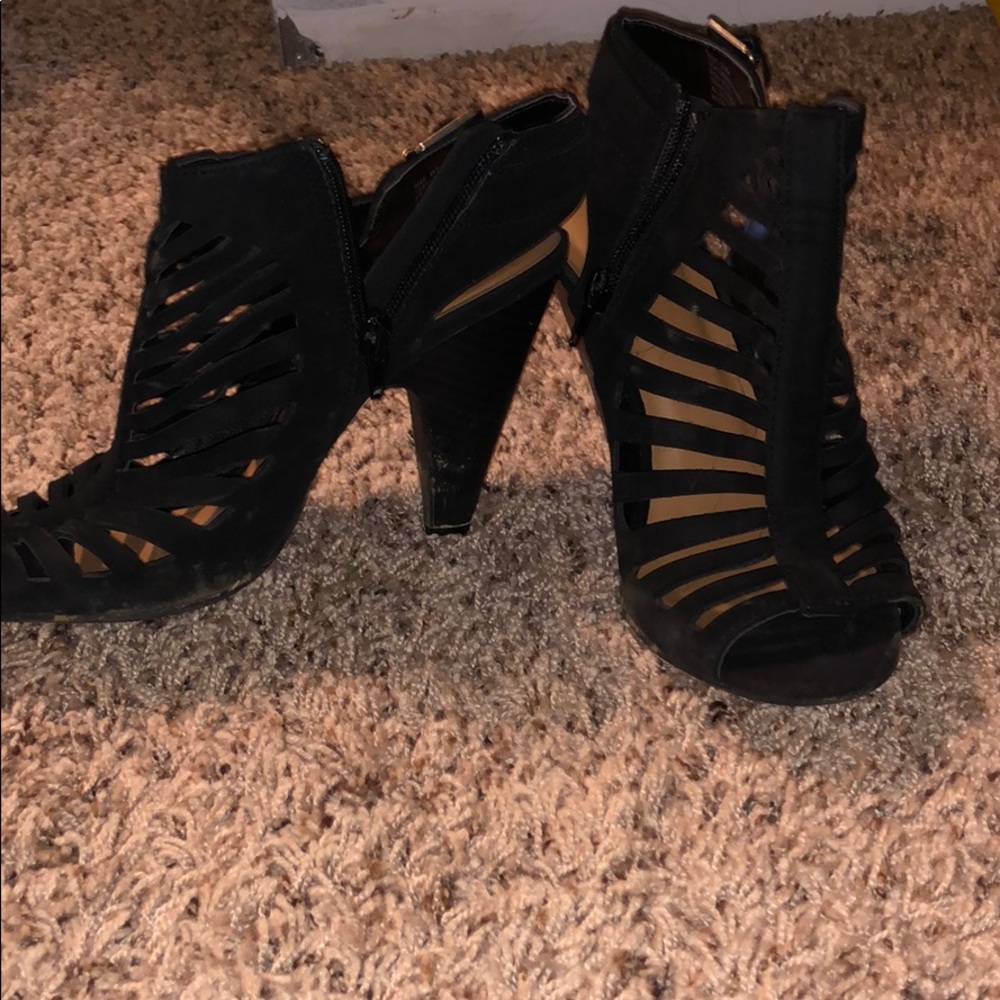 Black heels